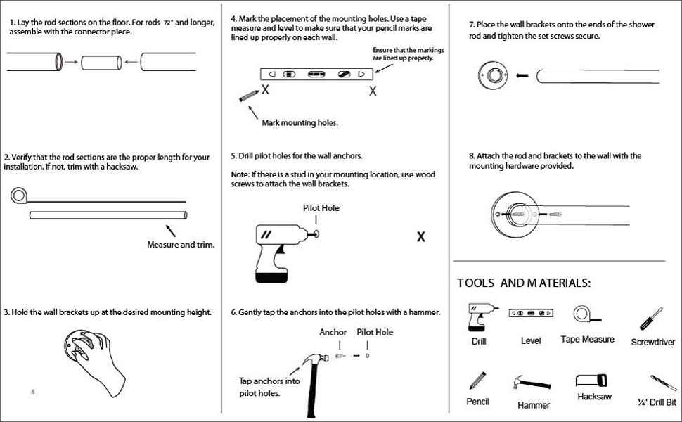 Amazon Com Naiture 48 Never Rust Stainless Steel Straight Shower
