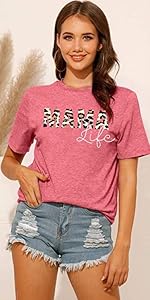 Women Mama Life Tshirt