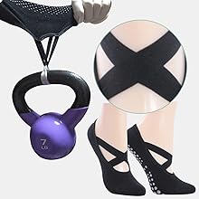 strechable sports yoga grid socks