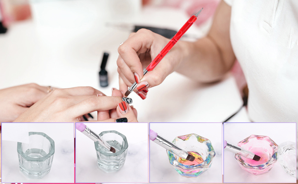 9pcs Nail Art Manicure Care Tools