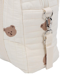 Baby Stroller Storage Bag, Zipper Embroidery Universal Stroller Caddy Organizer Handbag (Bear Bag) 20 2011230024611-3
