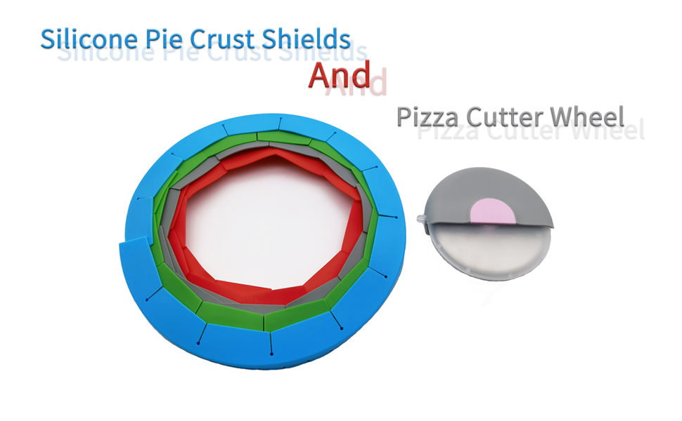 Silicone Pie Crust Shields,Pie Crust Shield Adjustable Pie