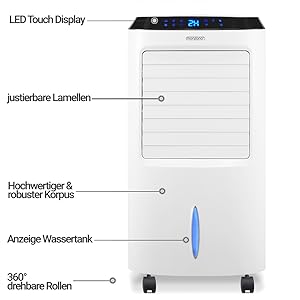 MONZANA® Luftkühler 4in1 Fernbedienung LED Display
| MONZANA® Aircooler 10L Tank Ionisator Ventilator
| MONZANA® Turmve 5a79591c Bfc3 4592 817a 22b3ab841737. CR0,0,1000,1000 PT0 SX300 V1