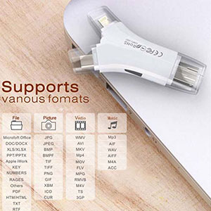 Amazon Com Card Reader 4 In 1 I Flash Device Sd Memory Card Adapter For Cellphone Pc Mac Android Trail Game Camera Viewer For Micro Usb 2 0 Otg Port Reading Sd Tf Cards Black