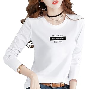 Amazon Tシャツ レディース 半袖 長袖 トップス 無地 カットソー トップス シンプル コットン Tシャツ 4色 Tシャツ カットソー 通販 Amazon Tシャツ レディース 半袖 長袖 トップス 無地 カットソー トップス シンプル コットン Tシャツ 4色 Tシャツ カットソー 通販