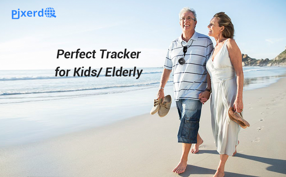 Mini Localizador GPS, QBIT Tracker GPS para Niño con Tracksolid App Alarmas SOS GeoFence