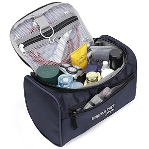 Chris & Kate, CKB_292SE, bags, toiletry bags, shaving bag, blue toiletry, compact multipurpose bag