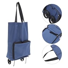 トートバッグ ROLL MINI SHOPPING BAG Amazon.com: rolling tote bag, shopping cart bags with Wheels