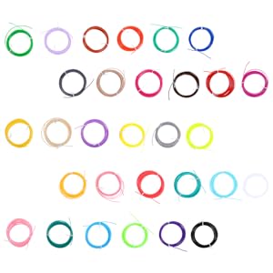 30pcs Printing Pen Filament Refills High-Precision Material Random Colors Compatible with Pens and Printers for Creative Projects and DIY Crafts 10 15