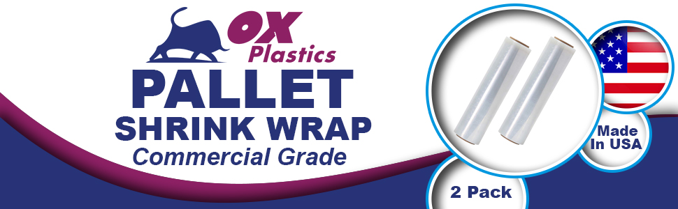Tough Pallet Shrink Wrap Gauge Industrial Strength, Commercial Grade Strength Film