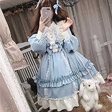 ロリータ服 Lolita ワンピース ゴスロリ 長袖フリル ゆめかわいい森ガール 楽天市場】ロリータ ワンピース 長袖 コスプレ 衣装 森ガール