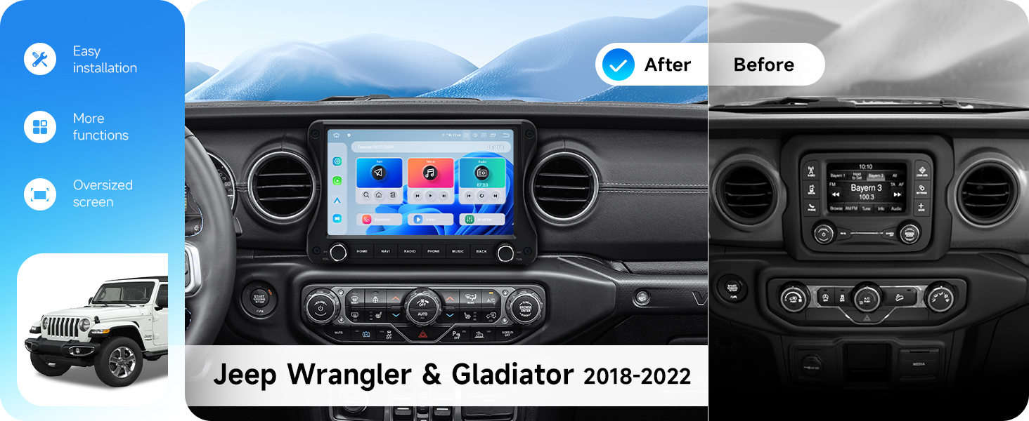 Amazon.com: Dasaita Android 13 Car Stereo Upgrade for Jeep