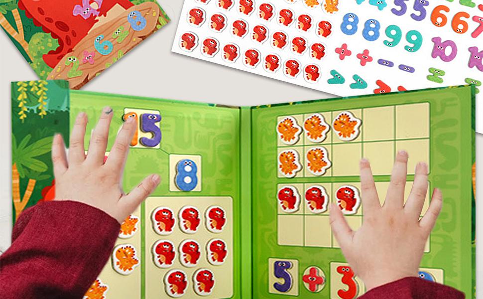 Juego de diez marcos magnéticos, diez marcos magnéticos, Diez enlaces numéricos magnéticos de marco para suma y resta, Manipuladores matemáticos para jardín de infantes, didáctico para juegos : Amazon.com.mx: Juguetes y Juegos