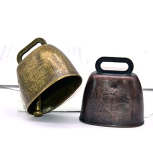 カウベル　(牛追いベル)　鐘 アンティーク　呼び鈴 カウベル (牛追いベル) 鐘 アンティーク 呼び鈴 - メルカリ