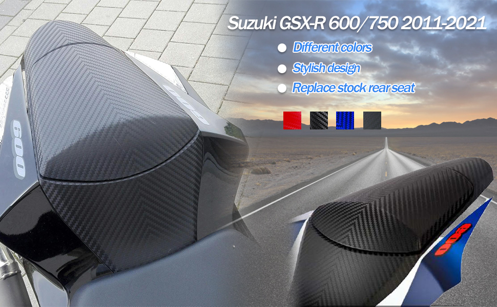 Motorcycle Rear Passenger Pillion Solo Fairing Tail Cover Rear Seat