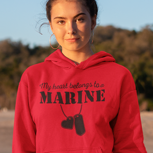 my boyfriend is a marine hoodie