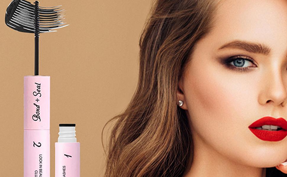 Lash Glue For False Lashes, Long-Wear Lash Glue For Eyelash Clusters, Eye Lash Glue Mascara For