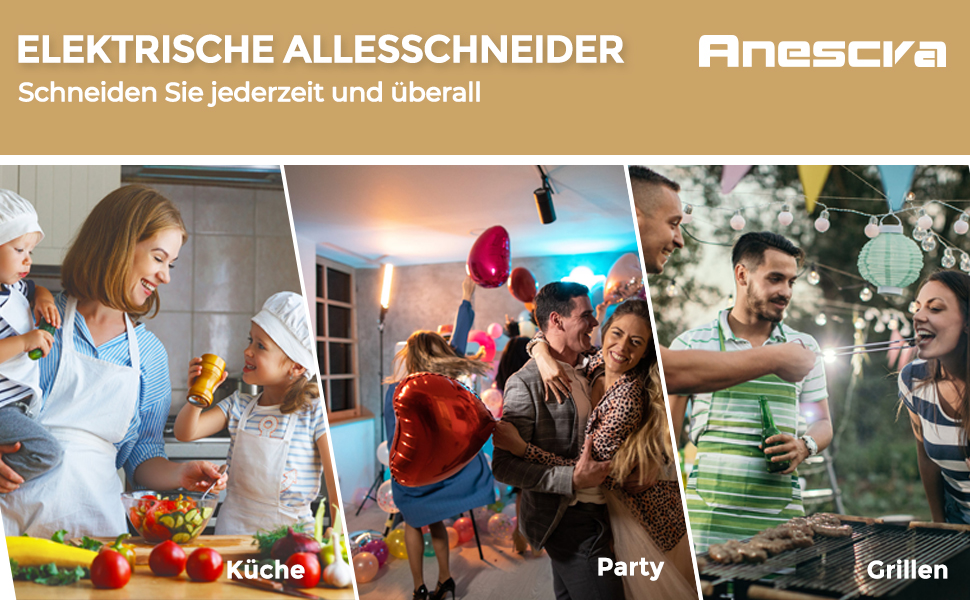 Praktischer Allesschneider