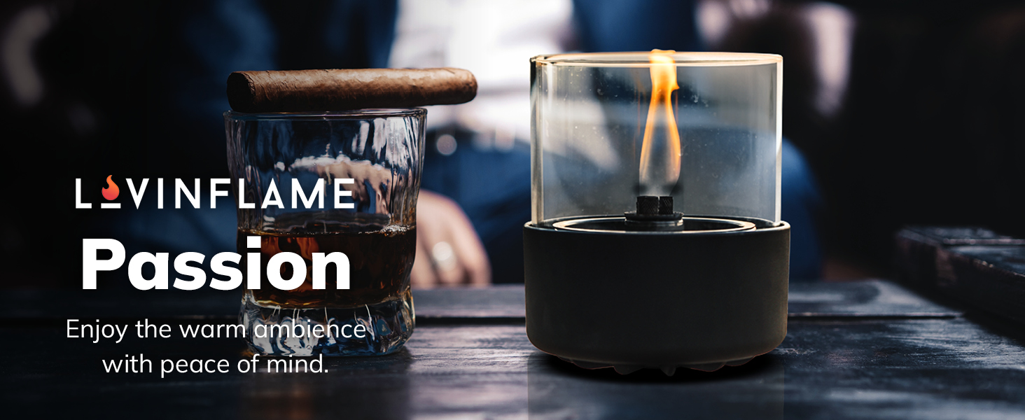 LOVINFLAME Passion Glass Candle (Deluxe & Classic) And