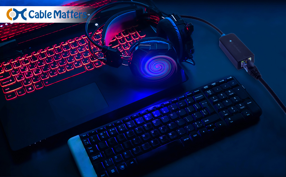 Cable Matters 2.5G USB C and USB to Adapter (2.5GBE USB