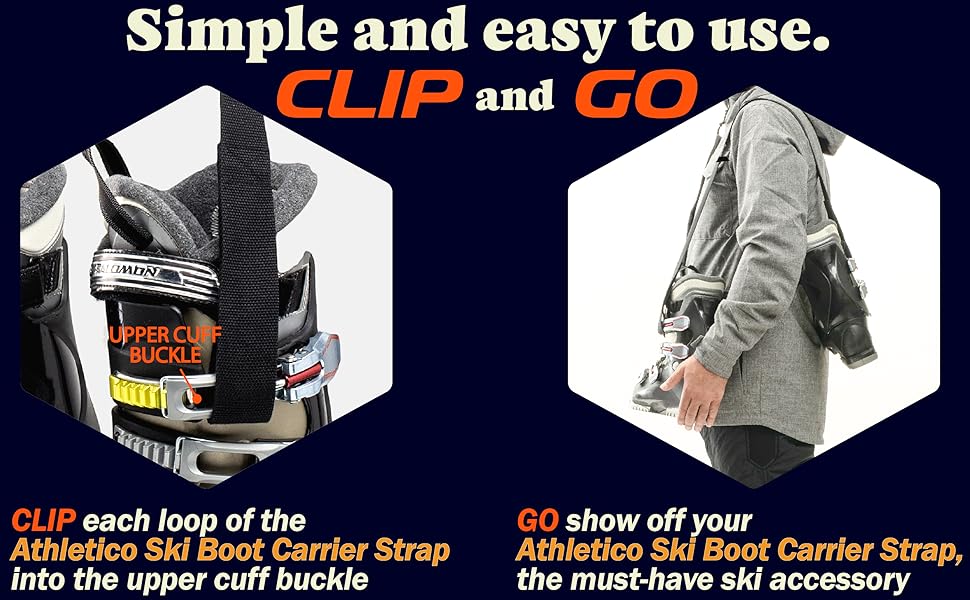 Athletico Ski Boot Carrier Strap Sports & Outdoors