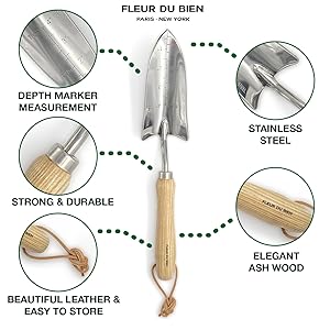 Root Weeder Hand Transplanter Hand Trowel Bypass Pruner Hand Cultivator 5-Tine Hand Rake gardening