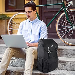 Anti-Pickpocket back pocket is difficult to steal personal items, store your valuables