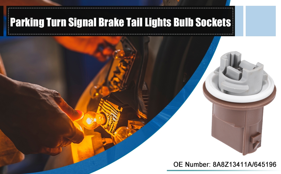 uxcell 2pcs No.8A8Z13411A/645196 Parking Turn Signal Brake