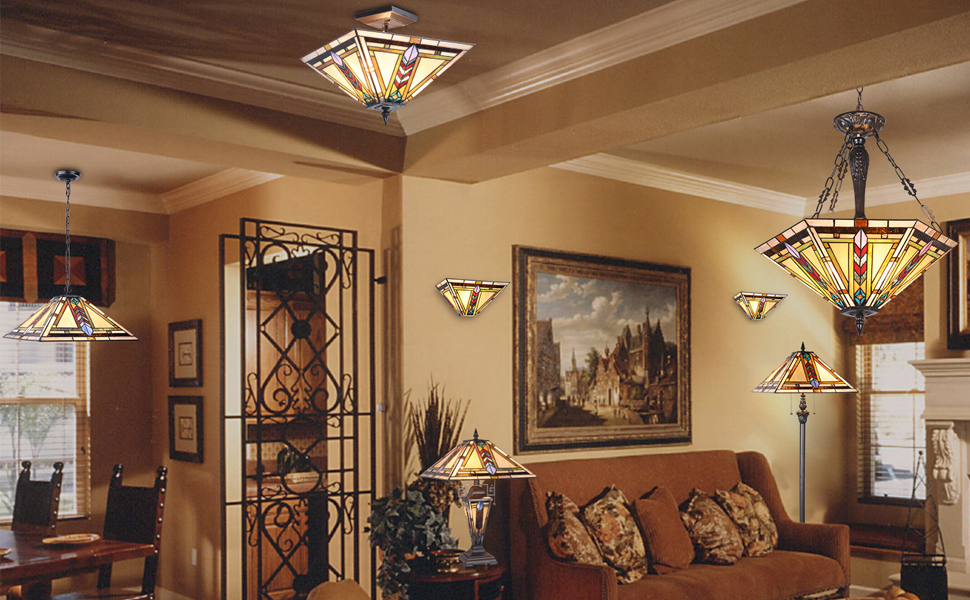 tiffany lamp, stained glass lamp, tiffany floor lamp, table lamp