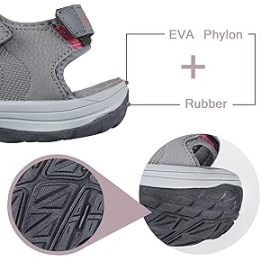 women rubber outsole durable sandals
