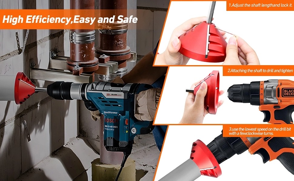 PVC Deburring Tool 2 in 1 Inner Outer Reamer for Pipe Chamfer Plumbing