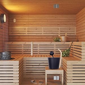 週末値下　自宅サウナ　スチームサウナ　4点セット！ Amazon.co.jp: サウナ用 バケツ 2点セット サウナグッズ サウナ