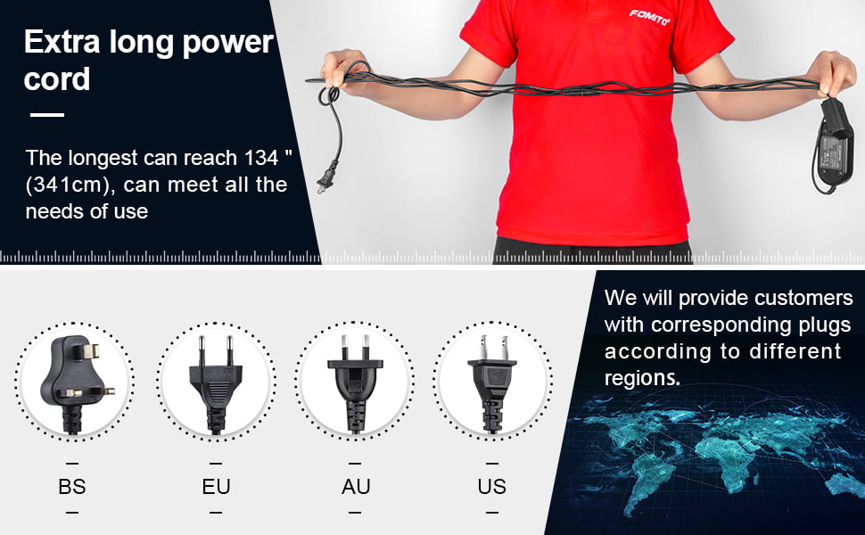 Fomito NP-FZ100 AC Power Adapter Kit Replacement for Sony BC-QZ1 Battery Charger, Compatibe with Alpha A7 III, A7R III, A9, A9R, A9S, A6600 Cameras 15 Fomito NP-FZ100 AC Power Adapter Kit 4