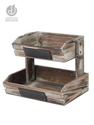 Amazon.com - JACKCUBE DESIGN 2 Tier Fruit Basket Holder