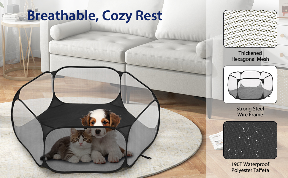 waterproof small pet cage tent