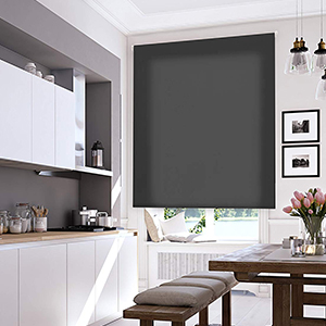 MERCURY TEXTIL Estor Enrollable translúcido Liso (Fucsia, 135x180cm)