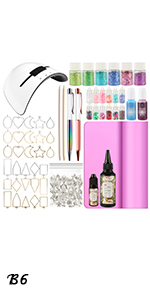  UV Resin Jewelry Making Supplies 