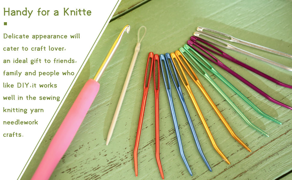 16pcs Yarn Needle, Bent Needle Tapestry Needle Set, Wool
