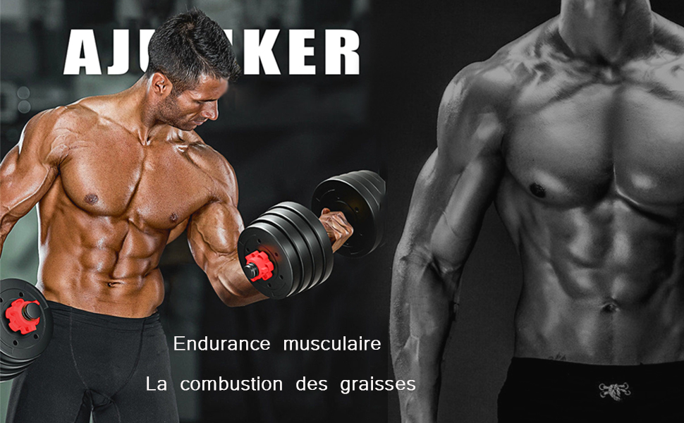 Ensemble d'haltères