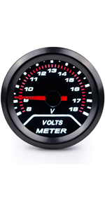 DC 12V Voltmeter Volt Gauge Voltage Meter Kit 2inches 52mm Universal for Car Truck Vehicle
