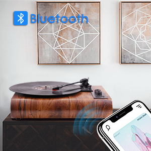 Bluetooth turntable