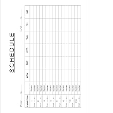 Schedule