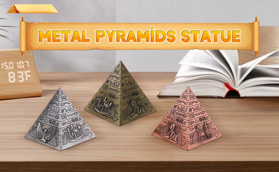 Amazon.co.jp: SM SunniMix 工芸品 エジプトピラミッド建物モデル 本棚