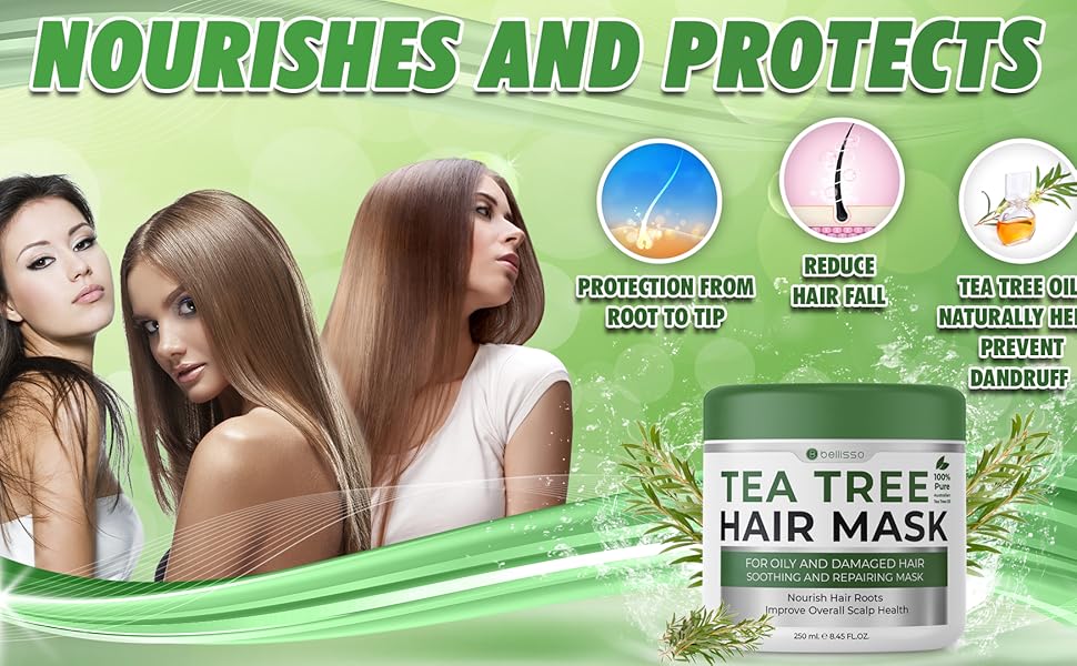 repair after bleach hot damage gloss tea tree