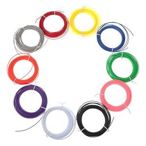 10pcs Printing Pen Filament Accessories Filament Safe Plastic for Creative Artwork 13 6