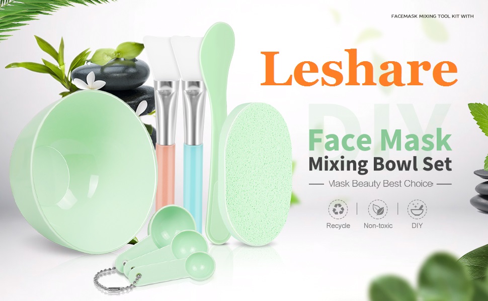 Face Mask Mixing Bowl Set Teenitor DIY Facemask Mixing Tool Kit with