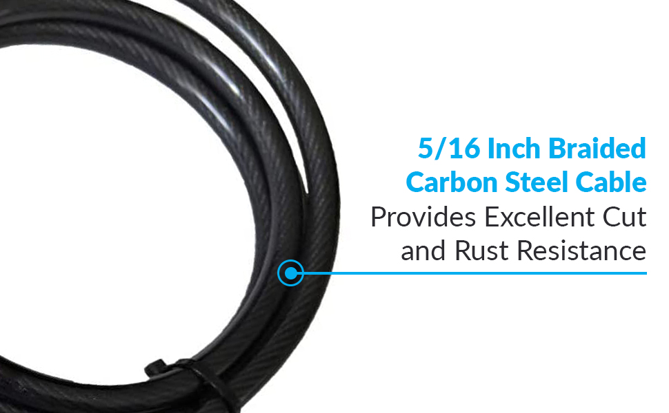 Cooler Cable Lock and Bracket in One! Compatible with Yeti & RTIC