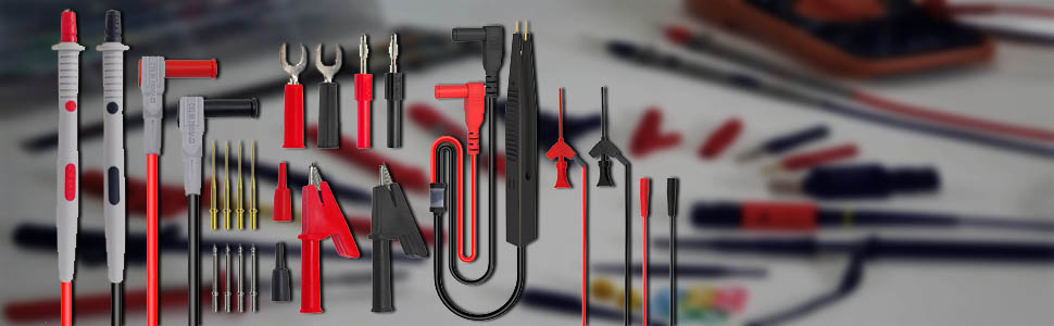 マルチメータテストリードキット 21点セット 