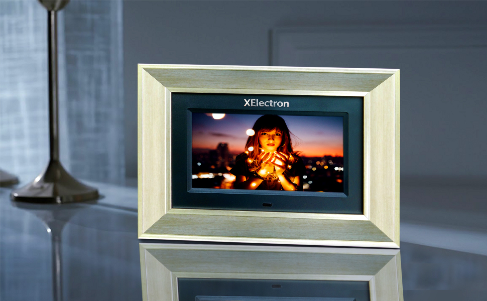 Buy XElectron 7 inch IPS LED Digital Photo Frame with HD Display, Auto