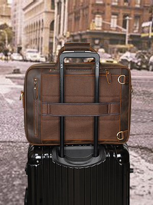 mens leather briefcase